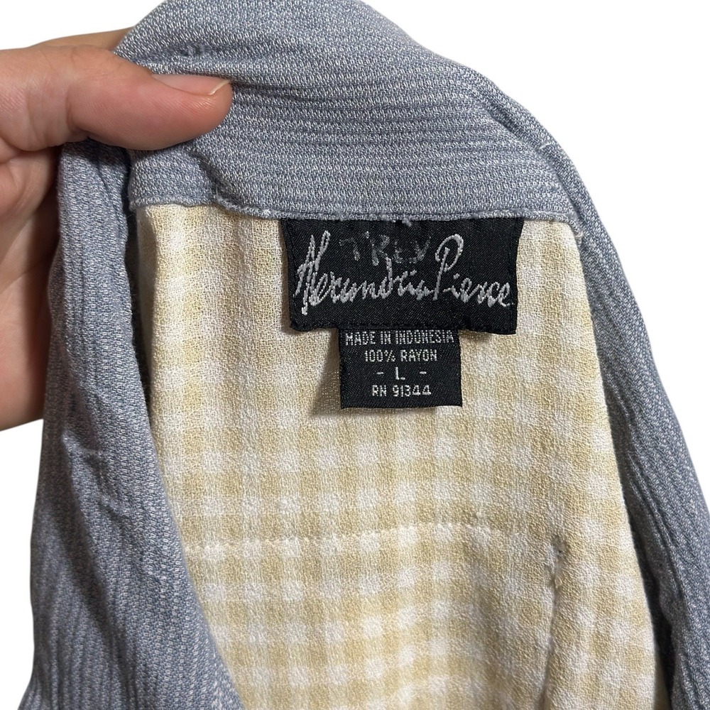 Alexandria Pierce Vintage Nautical Patchwork Costal 90's Button Up Women's L - Picture 8 of 11